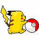 Pikachu Pokball-t gurt